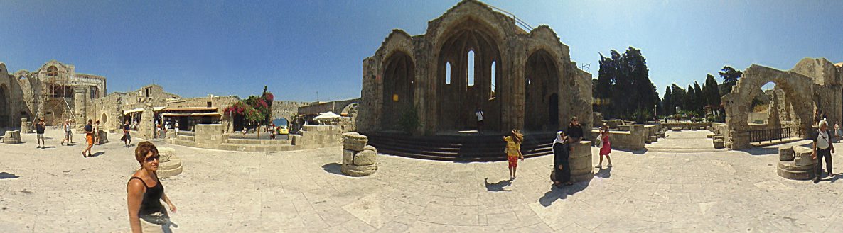 Byzantine church in Rhodes Old town - Rhodes Old Town