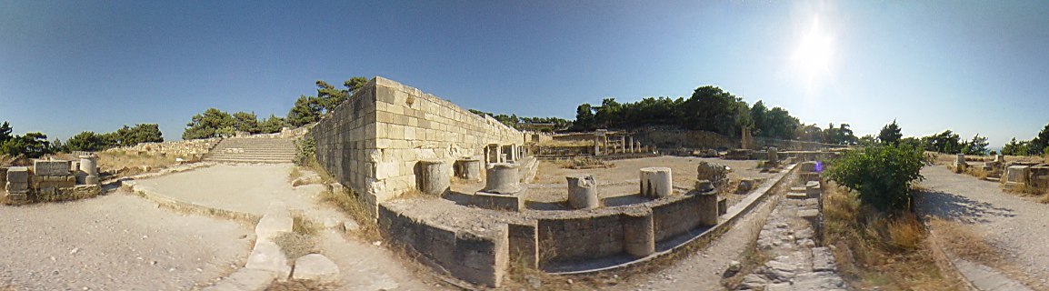 Ancient Kamiros, sanctuary dedicated to the Gods and heroes of Kamiros - Ancient Kamiros